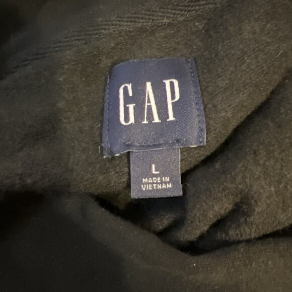 Gap Women's Black Turtleneck Sweatshirt Active Wear Size Large Long Sleeve Top - Picture 6 of 7